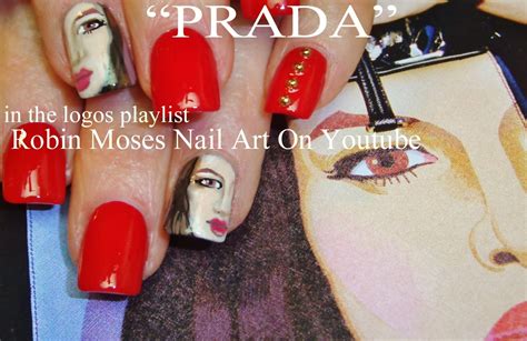 prada nail design|Prada Nail Art .